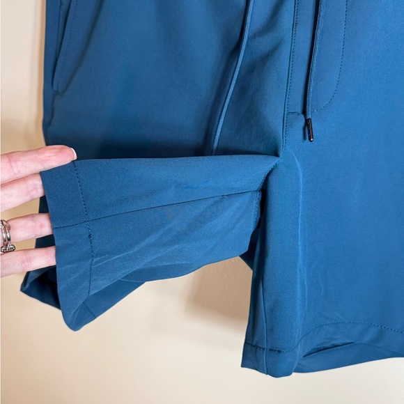 Goodfellow And Co Tech Jogger Lightweight Pull On teal blue 7" Shorts Men's XL - Picture 6 of 10